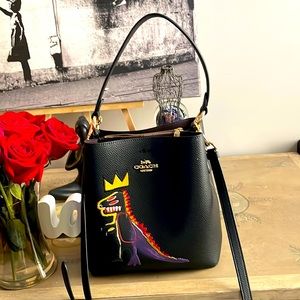 Coach X Jean Michel Basquiat Small Town Bucket Bag Crossbody